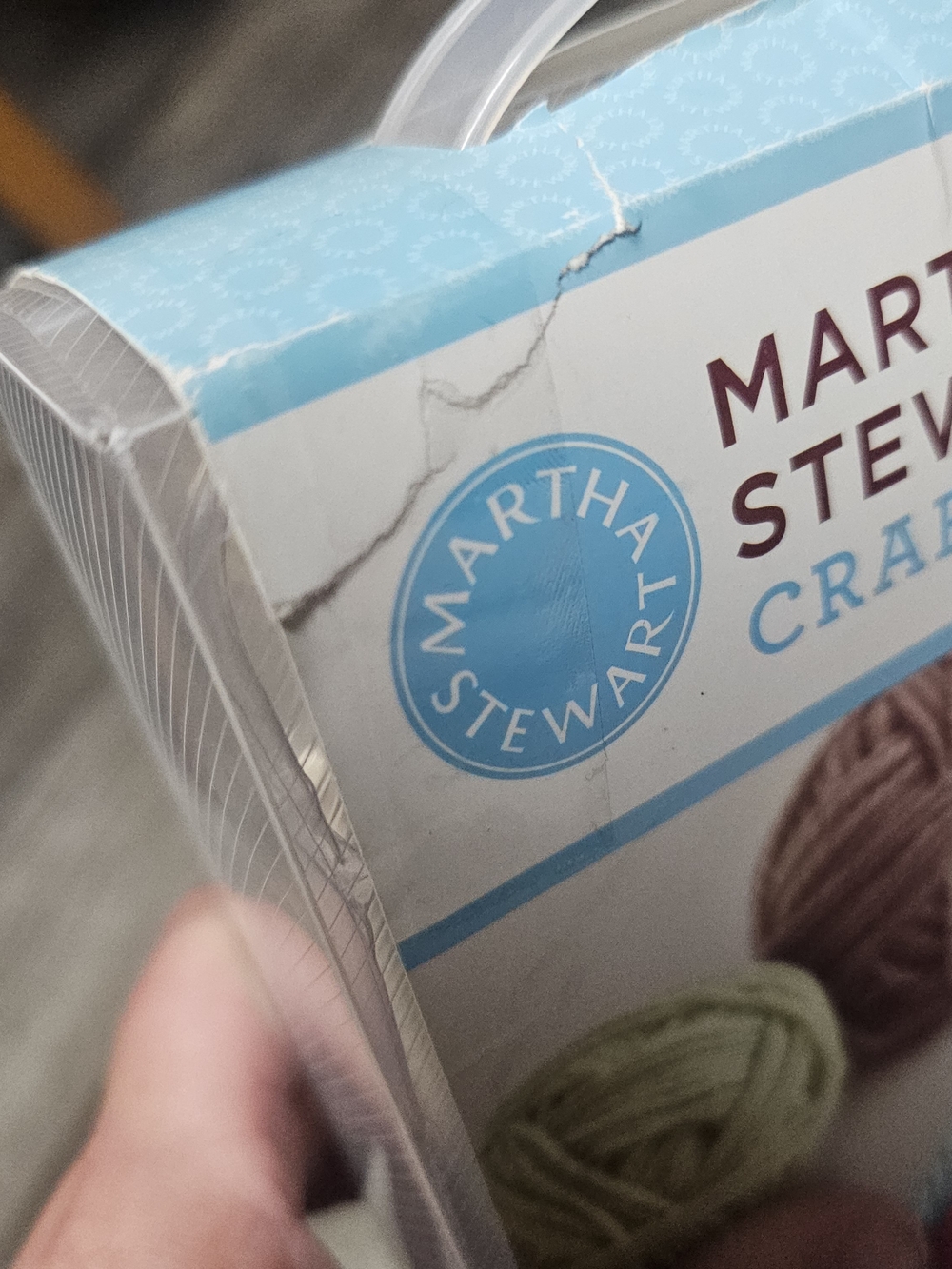Martha Stewart Crafts Knit & Weave Loom Kit - Pink/Light Blue/White DIY Crochet - Picture 9 of 10
